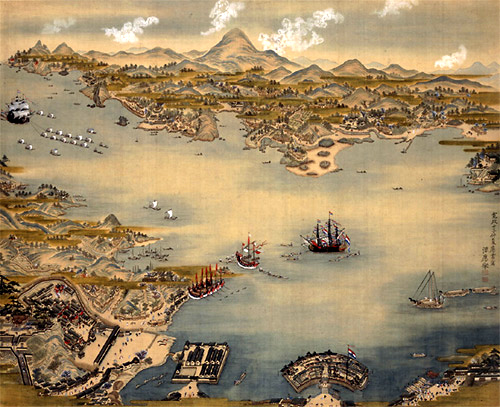 『長崎港之図』長崎歴史文化博物館収蔵 『長崎港之図』長崎歴史文化博物館収蔵